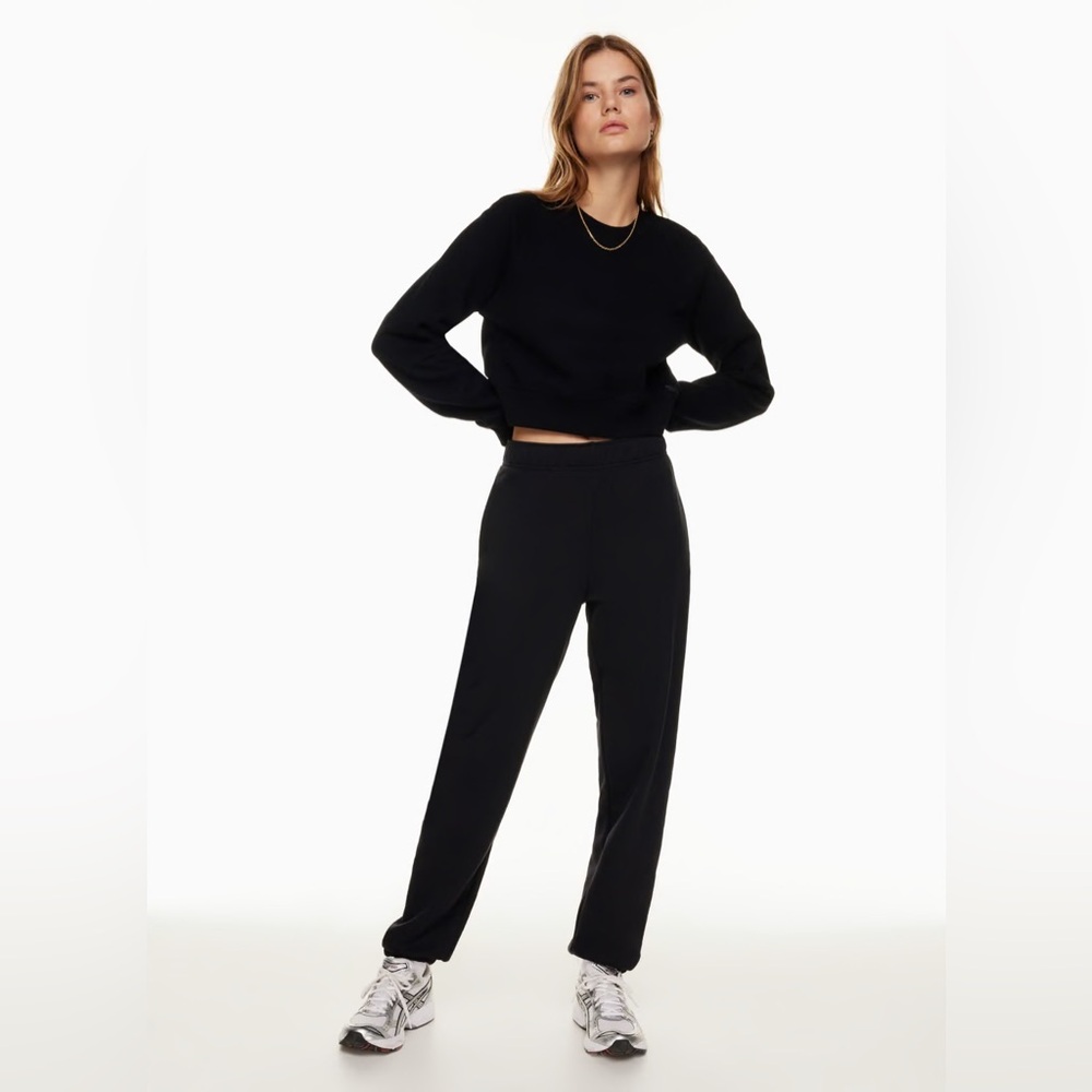 TNA Airy AF Fleece‎ Black Joggers Size Small